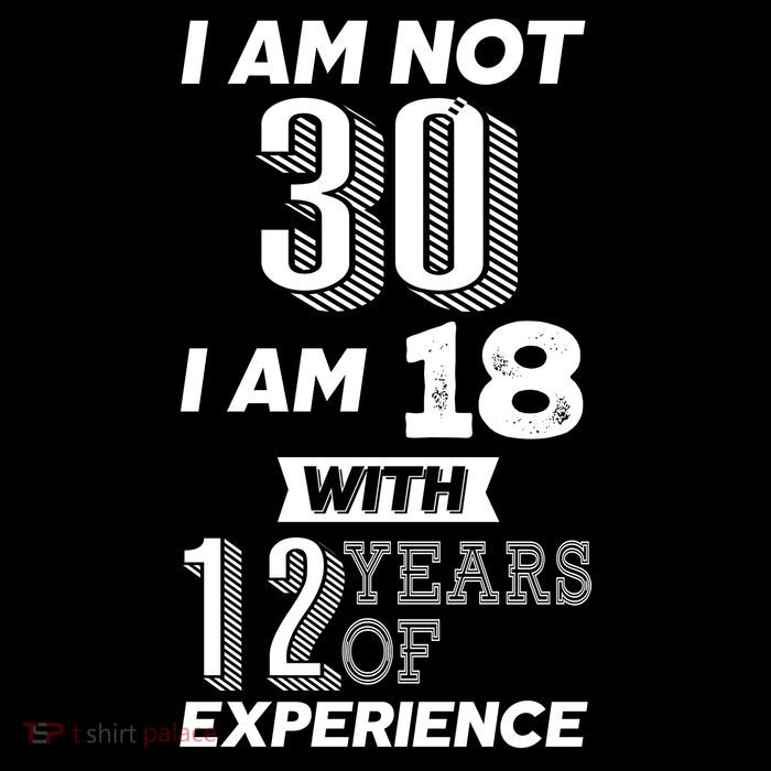 I Am Not 30 I Am 18 With 12 Years Of Experience 30th Birthday Cooling Performance Long Sleeve Crew