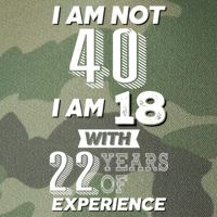 I Am Not 40 I Am 18 With 22 Years Of Experience 40th Birthday Legacy Tie Dye Trucker Hat
