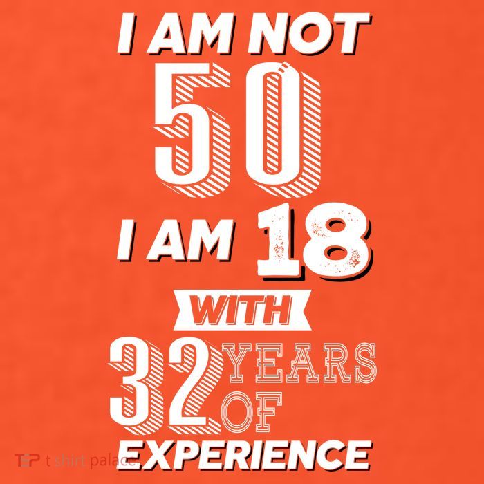 I Am Not 50 I Am 18 With 32 Years Of Experience 50th Birthday Short Acrylic Beanie