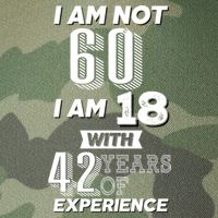 I Am Not 60 I Am 18 With 42 Years Of Experience 60th Birthday Legacy Tie Dye Trucker Hat