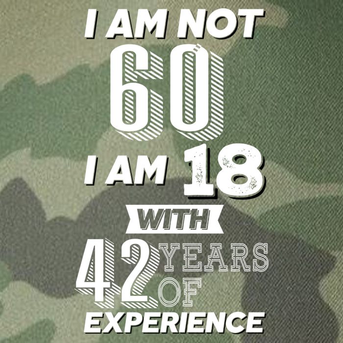I Am Not 60 I Am 18 With 42 Years Of Experience 60th Birthday Legacy Tie Dye Trucker Hat