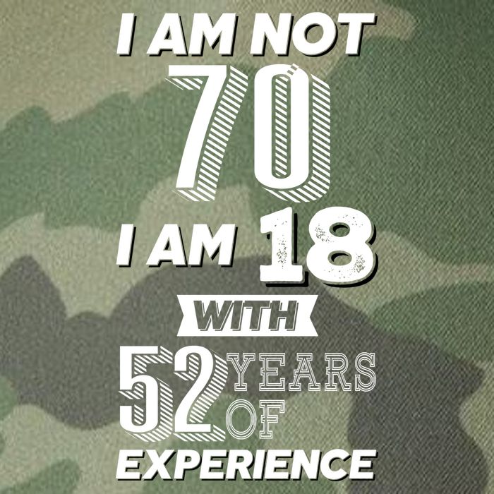 I Am Not 70 I Am 18 With 52 Years Of Experience 70th Birthday Legacy Tie Dye Trucker Hat
