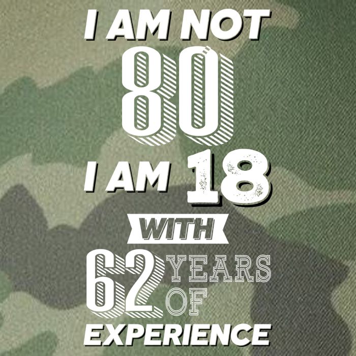 I Am Not 80 I Am 18 With 62 Years Of Experience 80th Birthday Legacy Tie Dye Trucker Hat