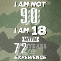 I Am Not 90 I Am 18 With 72 Years Of Experience 90th Birthday Legacy Tie Dye Trucker Hat