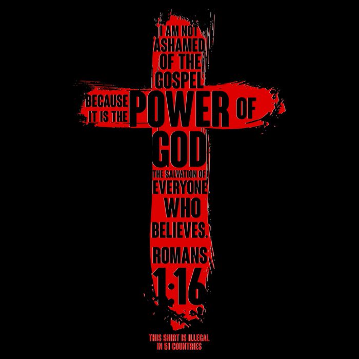 I Am Not Ashamed of the Gospel The Power of God Romans 1:16 Hoodie