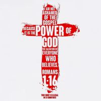 I Am Not Ashamed of the Gospel The Power of God Romans 1:16 Garment-Dyed Sweatshirt