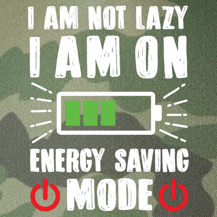 I Am Not Lazy I Am On Energy Saving Mode Funny Legacy Tie Dye Trucker Hat