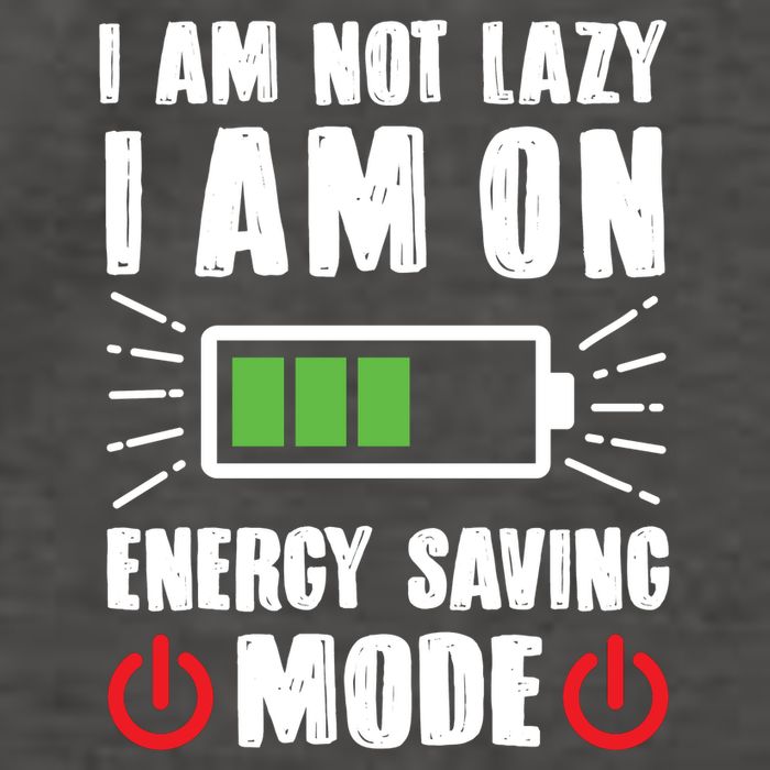 I Am Not Lazy I Am On Energy Saving Mode Funny Vector Backpack