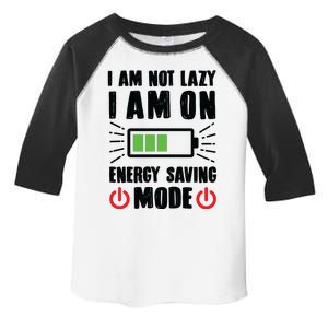 I Am Not Lazy I Am On Energy Saving Mode Funny Toddler Fine Jersey T-Shirt