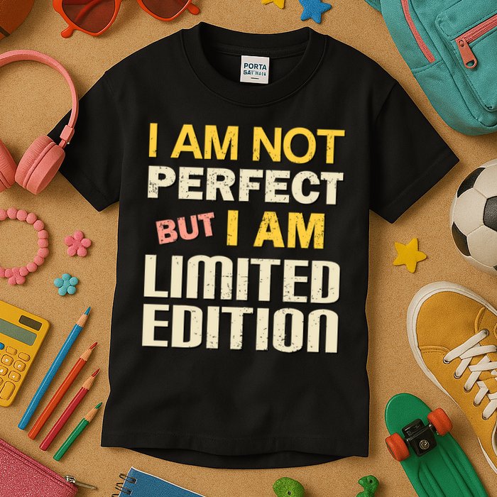 I Am Not Perfect But Limited Edition Kids T-Shirt
