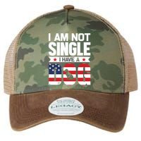 I Am Not Single I Have A Dog Legacy Tie Dye Trucker Hat