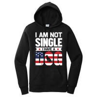 I Am Not Single I Have A Dog Women's Pullover Hoodie