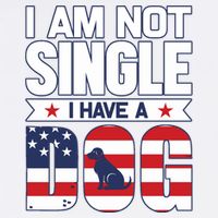 I Am Not Single I Have A Dog Garment-Dyed Sweatshirt