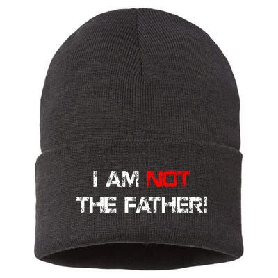 I Am Not The Father Sustainable Knit Beanie