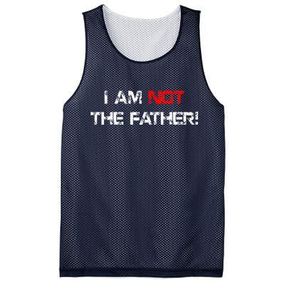 I Am Not The Father Mesh Reversible Basketball Jersey Tank