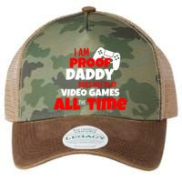 I Am Proof Daddy  Does Not Play  Video All the Time Legacy Tie Dye Trucker Hat