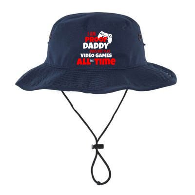I Am Proof Daddy  Does Not Play  Video All the Time Bucket Hat