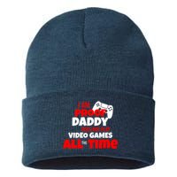 I Am Proof Daddy  Does Not Play  Video All the Time Sustainable Knit Beanie