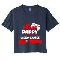I Am Proof Daddy  Does Not Play  Video All the Time Crop Top