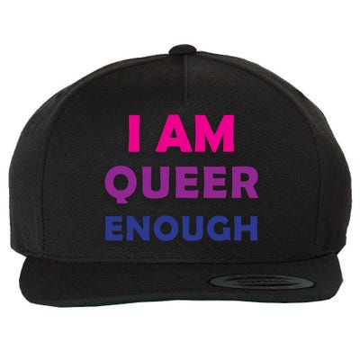 I Am Queer Enough Wool Snapback Cap