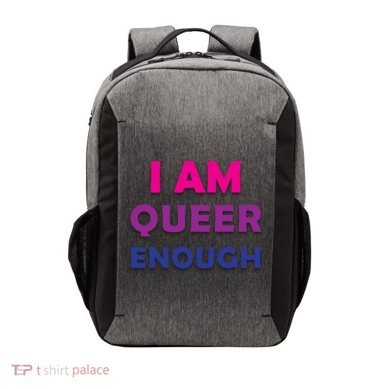 I Am Queer Enough Vector Backpack