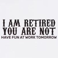 I Am Retired You Are Not Have Fun At Work Tomorrow Garment-Dyed Sweatshirt