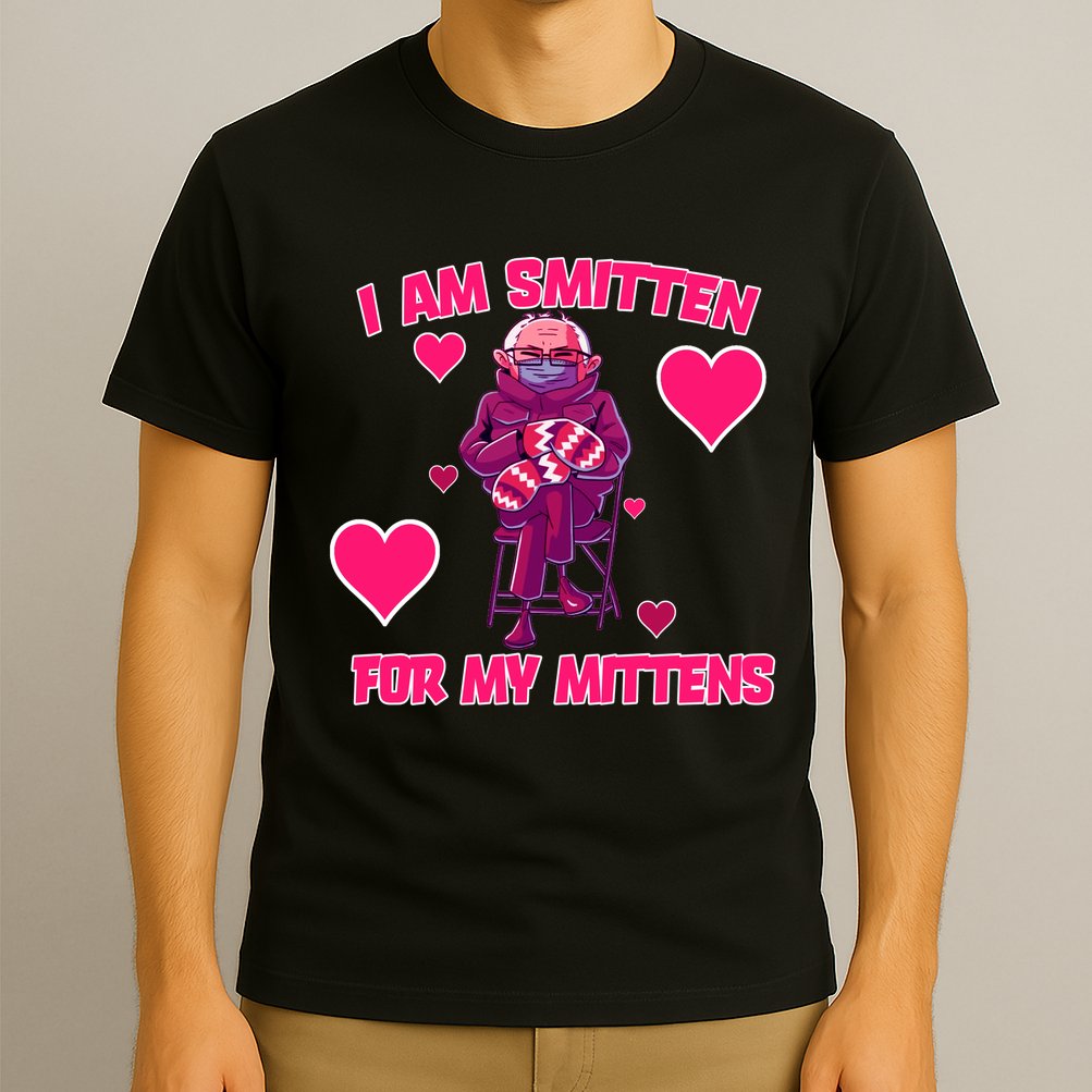 I Am Smitten For My Mittens Bernie Sanders T-Shirt