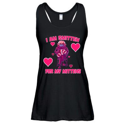 I Am Smitten For My Mittens Bernie Sanders Ladies Essential Flowy Tank