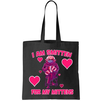 I Am Smitten For My Mittens Bernie Sanders Bag