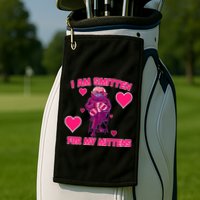 I Am Smitten For My Mittens Bernie Sanders Golf Towel