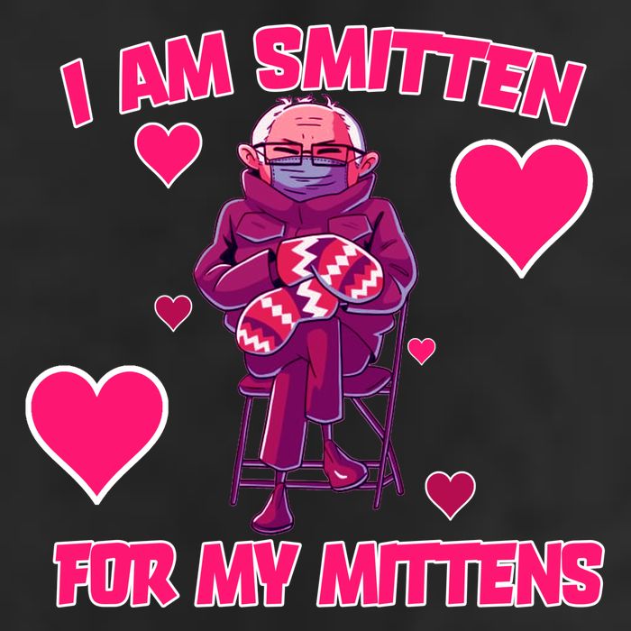 I Am Smitten For My Mittens Bernie Sanders Golf Towel