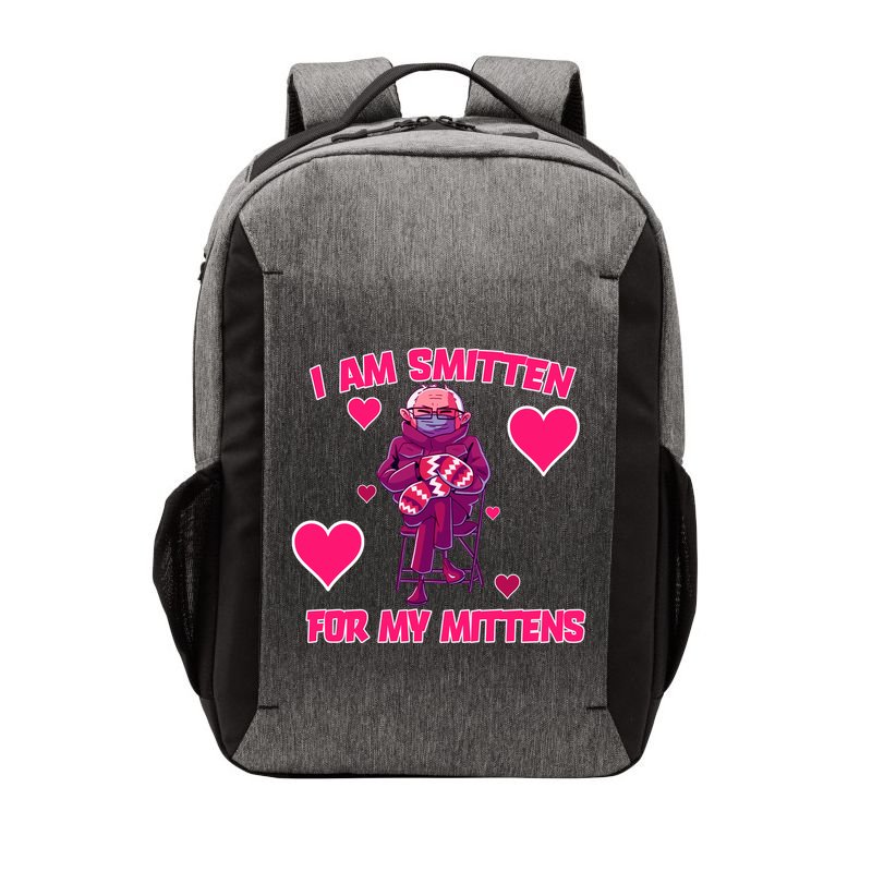I Am Smitten For My Mittens Bernie Sanders Vector Backpack