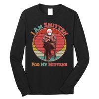 I Am Smitten For My Mittens Funny Bernie Sanders Meme Long Sleeve Shirt