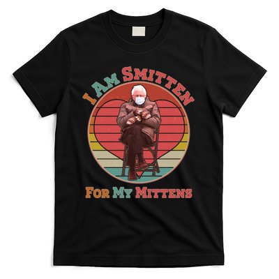 I Am Smitten For My Mittens Funny Bernie Sanders Meme T-Shirt