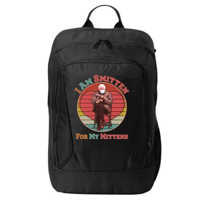 I Am Smitten For My Mittens Funny Bernie Sanders Meme City Backpack