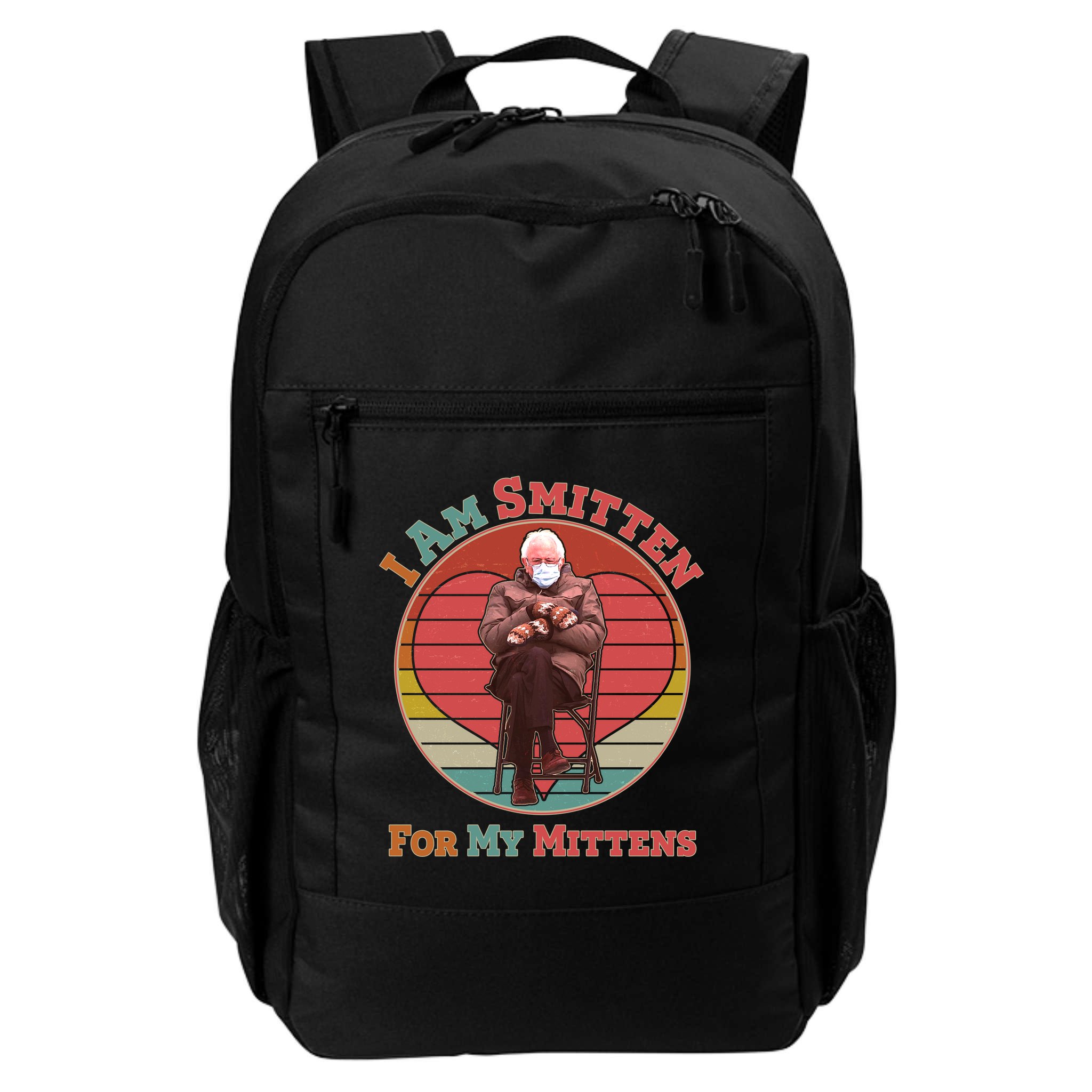 I Am Smitten For My Mittens Funny Bernie Sanders Meme Backpack