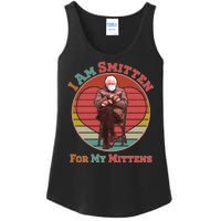 I Am Smitten For My Mittens Funny Bernie Sanders Meme Ladies Essential Tank