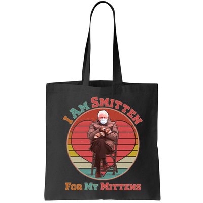 I Am Smitten For My Mittens Funny Bernie Sanders Meme Bag