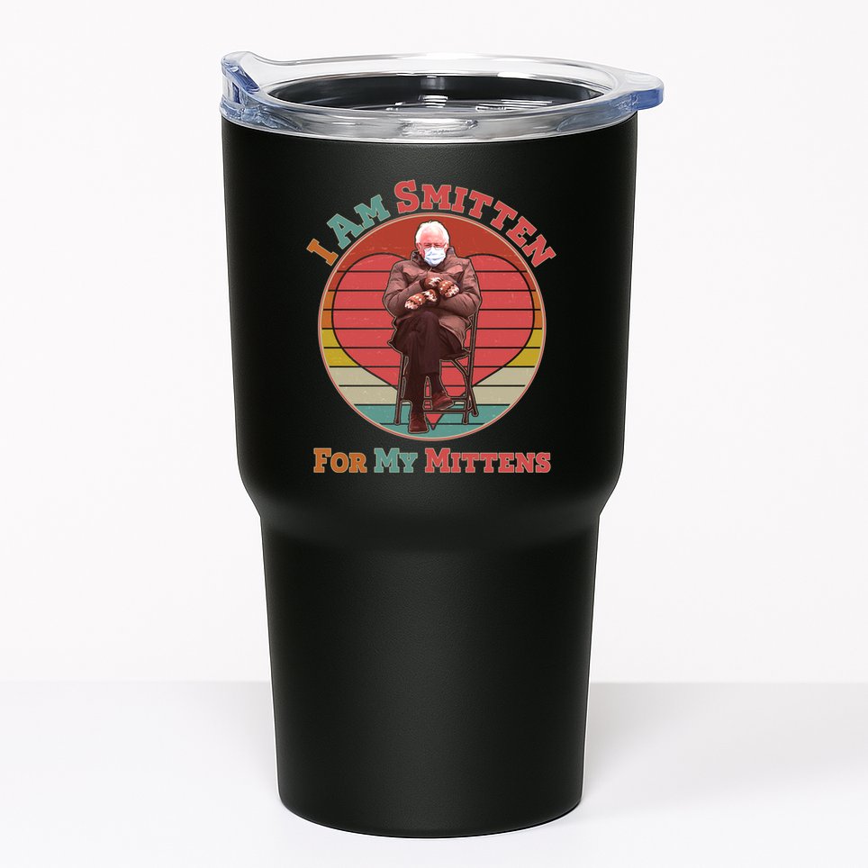 I Am Smitten For My Mittens Funny Bernie Sanders Meme Tumbler