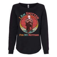 I Am Smitten For My Mittens Funny Bernie Sanders Meme Womens California Wash Sweatshirt