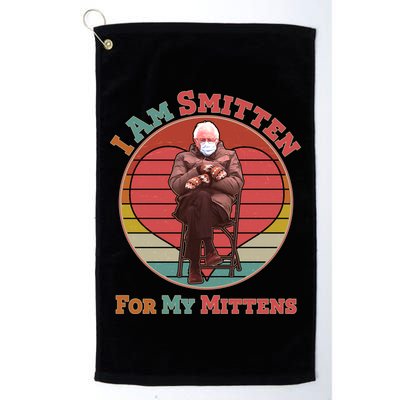 I Am Smitten For My Mittens Funny Bernie Sanders Meme Golf Towel
