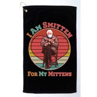 I Am Smitten For My Mittens Funny Bernie Sanders Meme Golf Towel