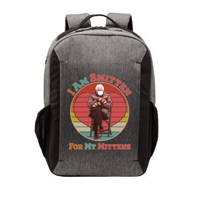 I Am Smitten For My Mittens Funny Bernie Sanders Meme Vector Backpack