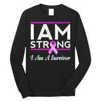 I Am Strong Breast Cancer Survivor Long Sleeve Shirt