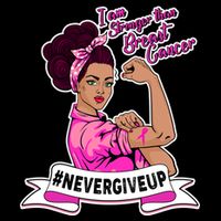 I Am Stronger than Breast Cancer NeverGiveUp Hoodie