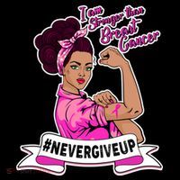 I Am Stronger than Breast Cancer NeverGiveUp T-Shirt