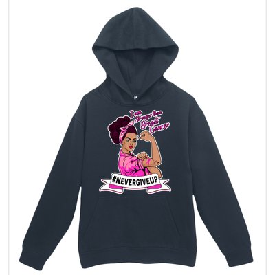 I Am Stronger than Breast Cancer NeverGiveUp Urban Pullover Hoodie