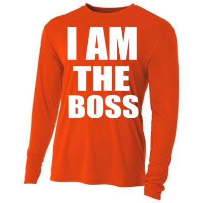 I Am The Boss Cooling Performance Long Sleeve Crew