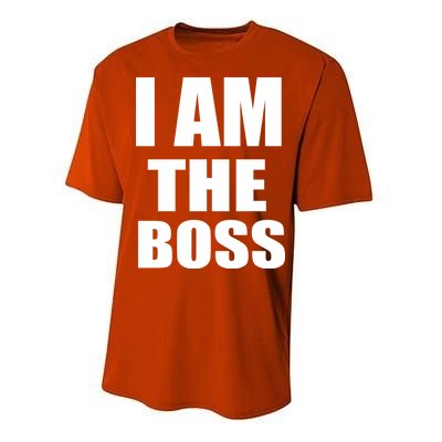 I Am The Boss Performance Sprint T-Shirt