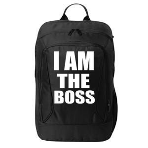 I Am The Boss City Backpack